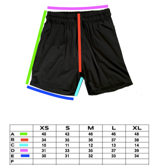 Men's Black Gym Shorts Modal Lycra