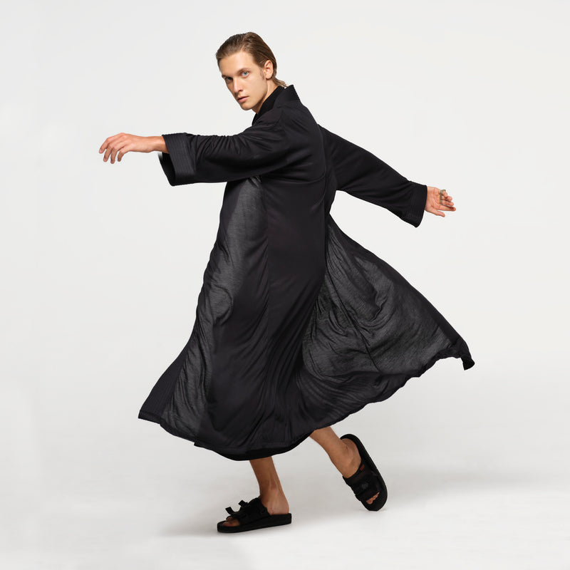 Mens Robe Black