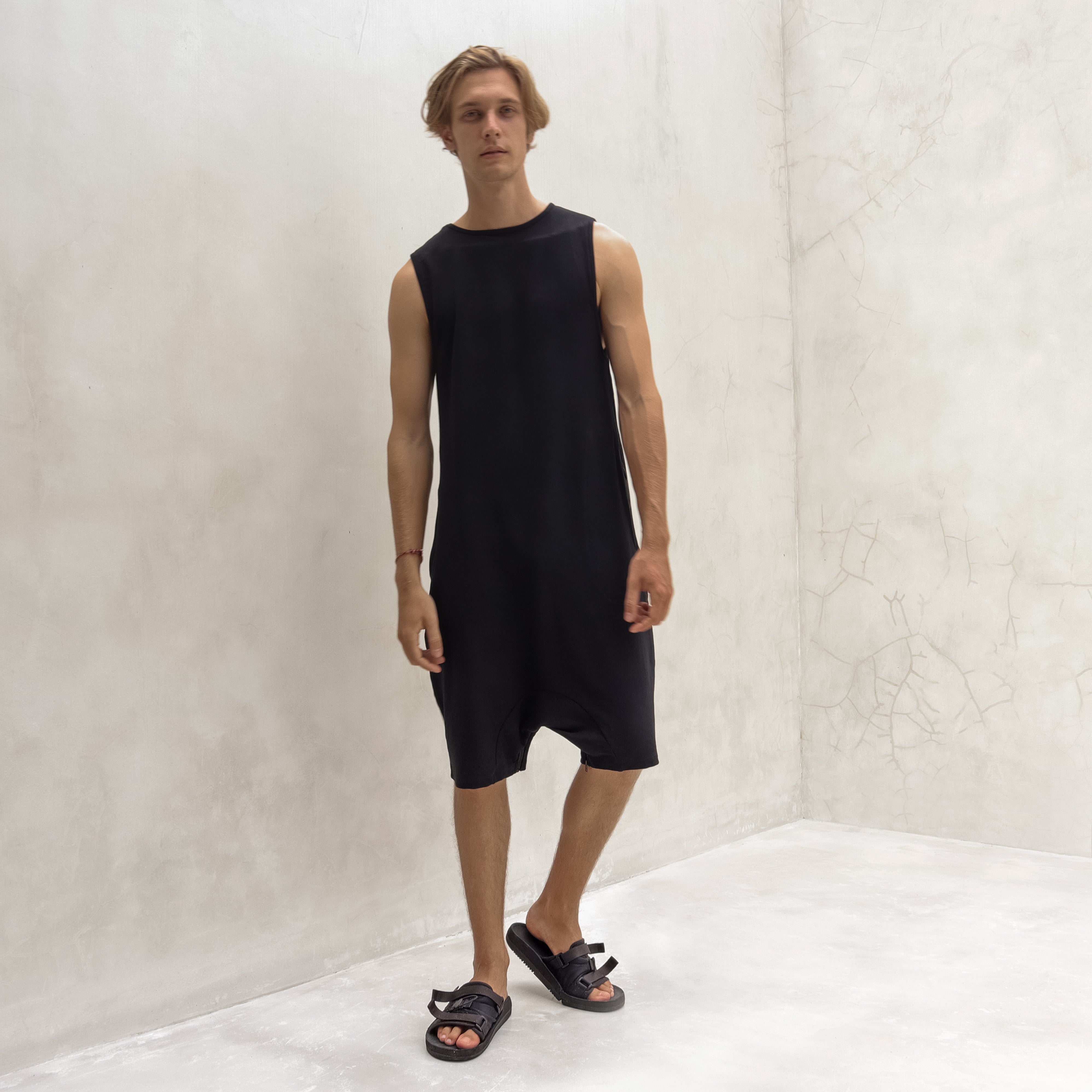 Mens Romper Black