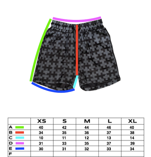 Mens Printed Sweatshorts Organic Cotton