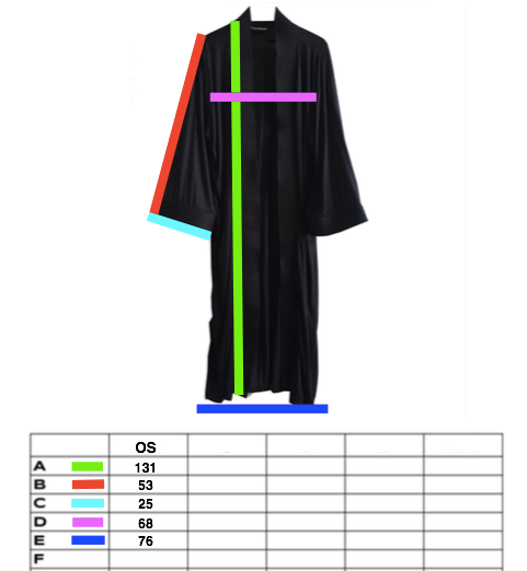 Mens Robe Black