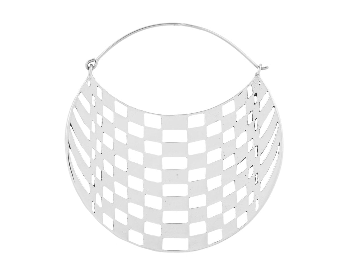 Checkers Hoops Silver - eleven44