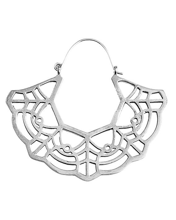 Marigold Hoops Silver - eleven44