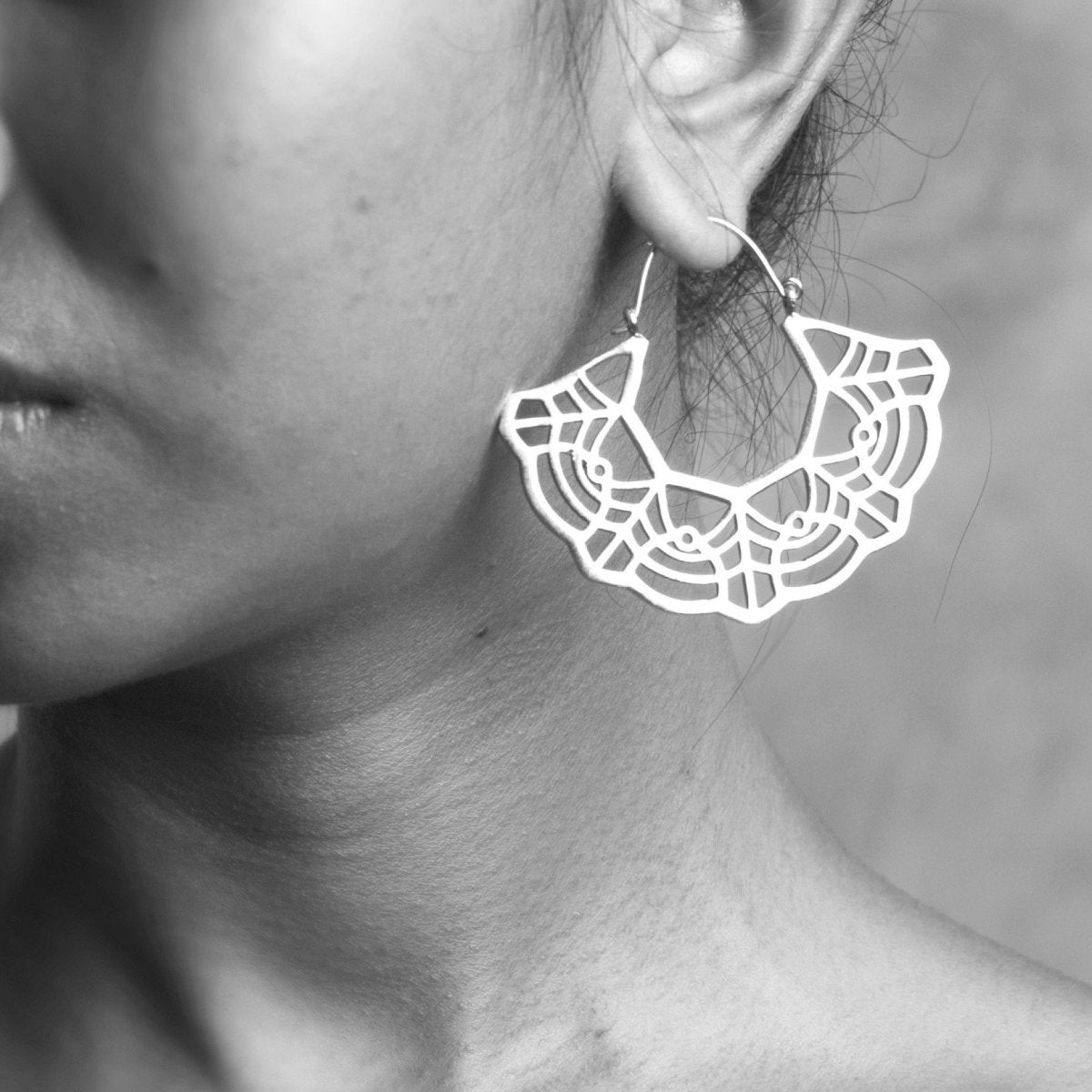 Marigold Hoops Silver - eleven44