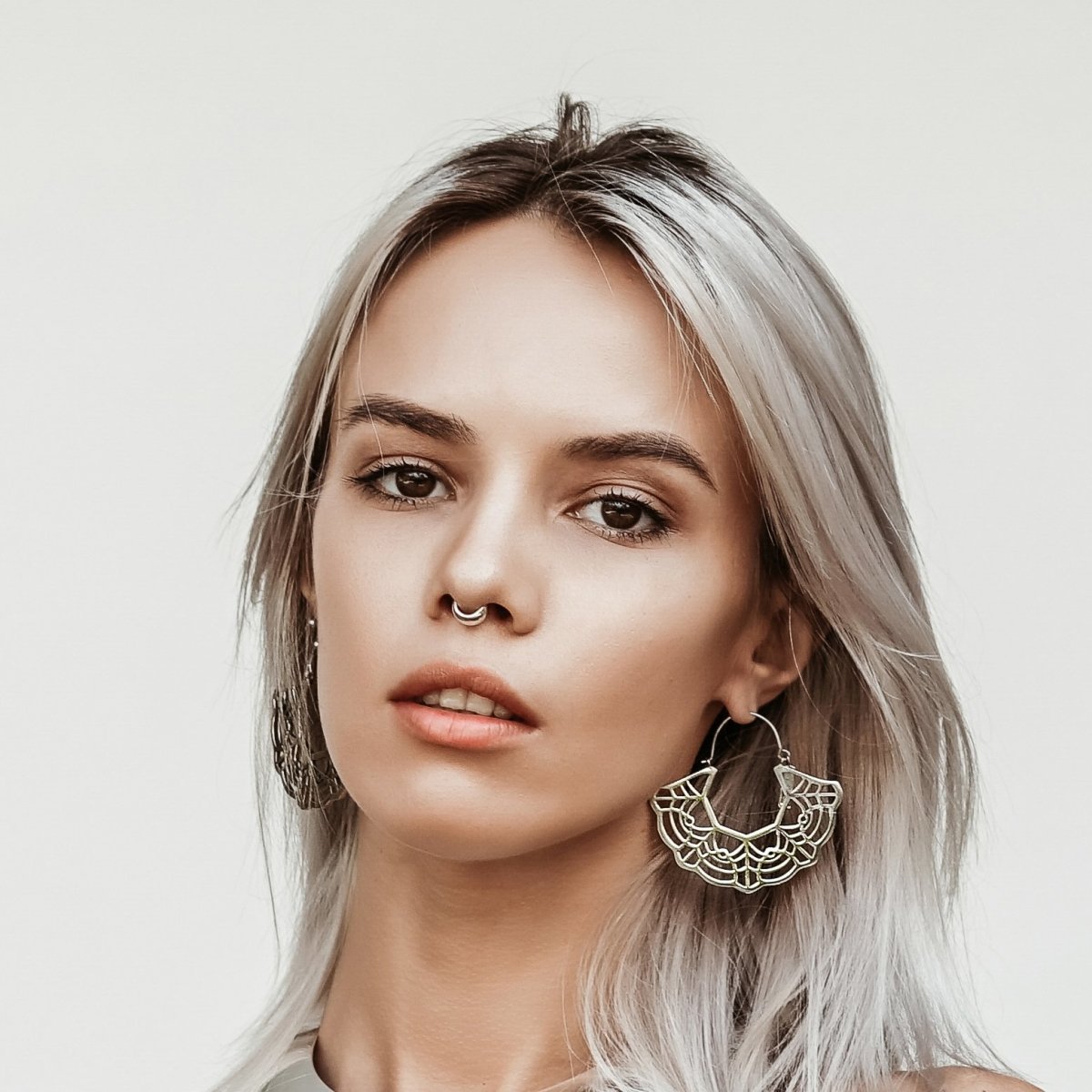 Marigold Hoops Silver - eleven44