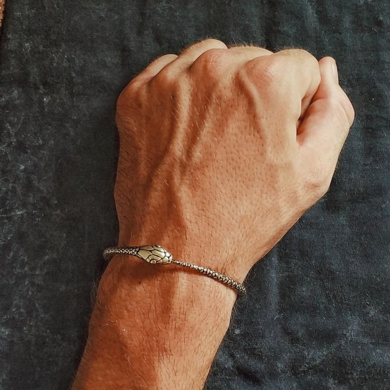Mens Snake Bangle - eleven44