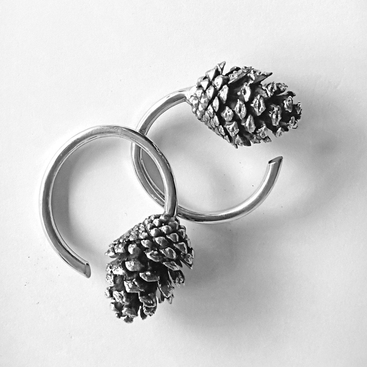 Pine Cone Weights Silver - eleven44