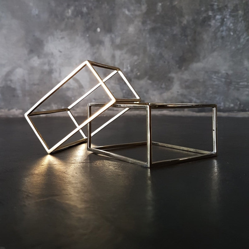 Rectangle Bangle Brass - eleven44