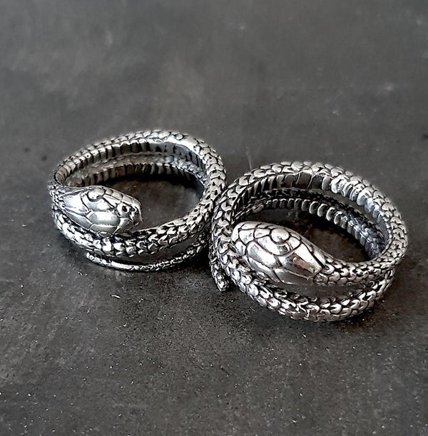 Snake Ear Weights Silver - eleven44