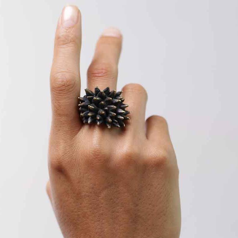 Spike Ring Gold - eleven44