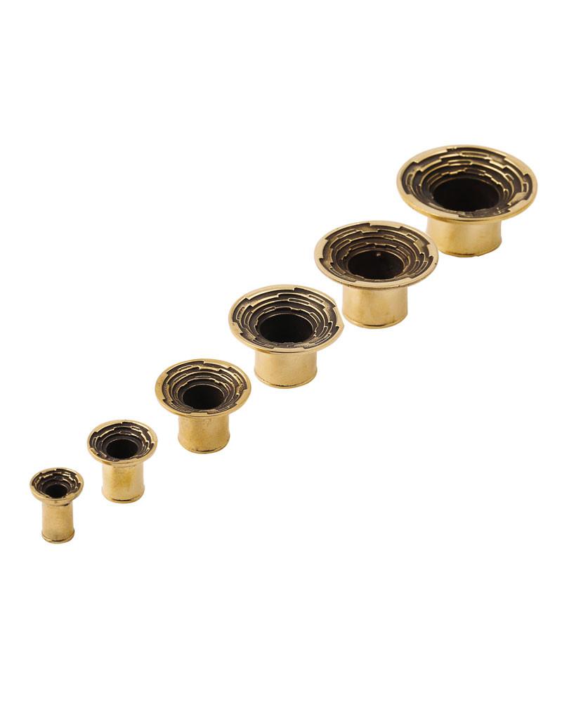 Steps Tunnels 22K Gold Plated - eleven44