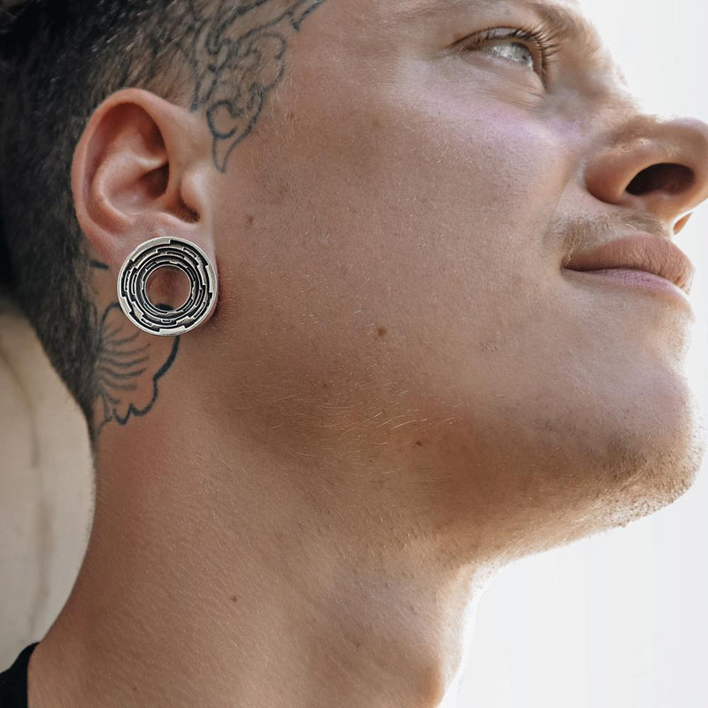 Steps Tunnels Sterling Silver - eleven44