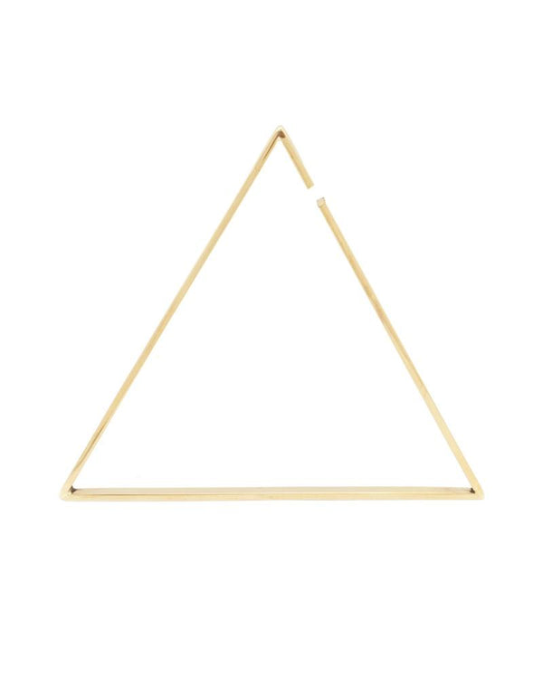 Triangle Ear Weights Brass - eleven44